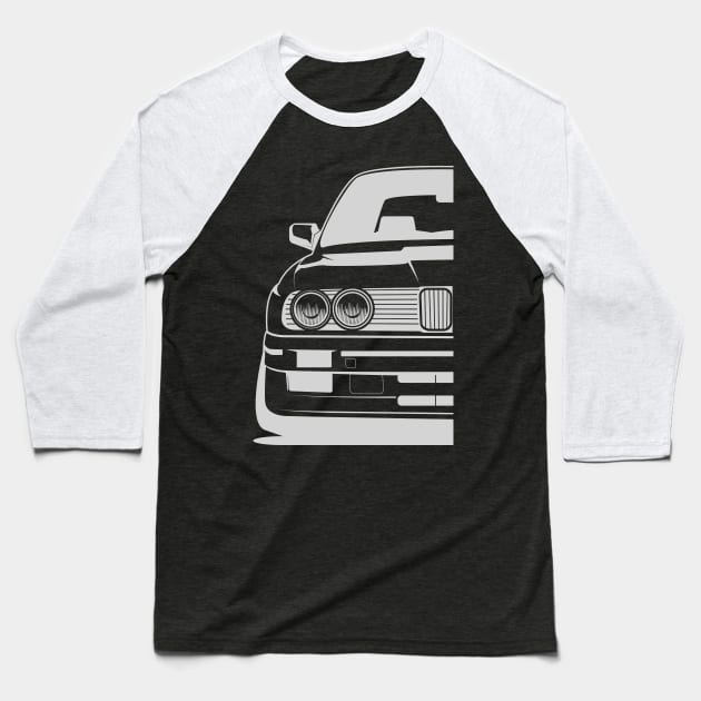 E30 Baseball T-Shirt by BlueRoller